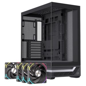 Vỏ máy tính Einarex S800 Core/RGB (Đen/Trắng)