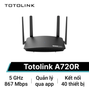 Router Wifi Totolink A720R băng tần kép AC1200