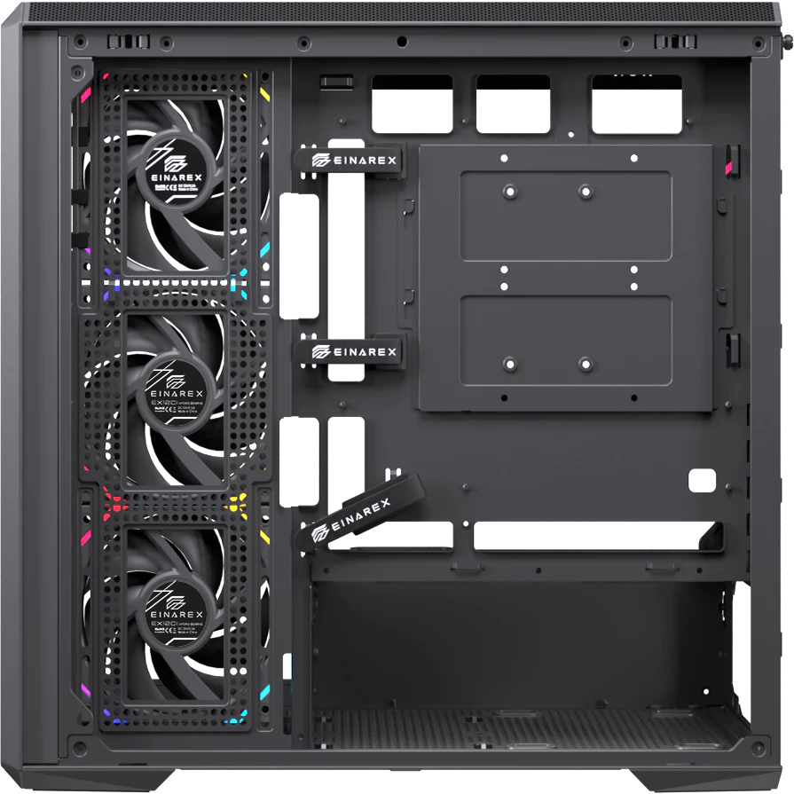 Vỏ case máy tính Einarex ZM800 Core/RGB - Ảnh 7