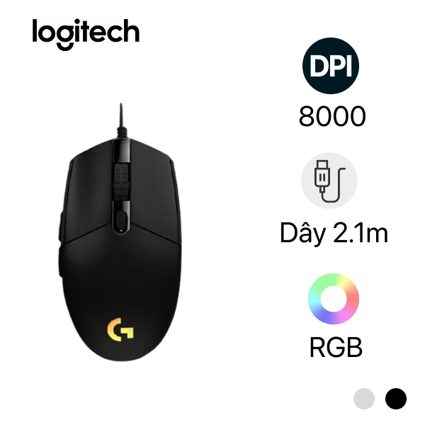 Chuột có dây Gaming Logitech G102 LightSync Gen 2