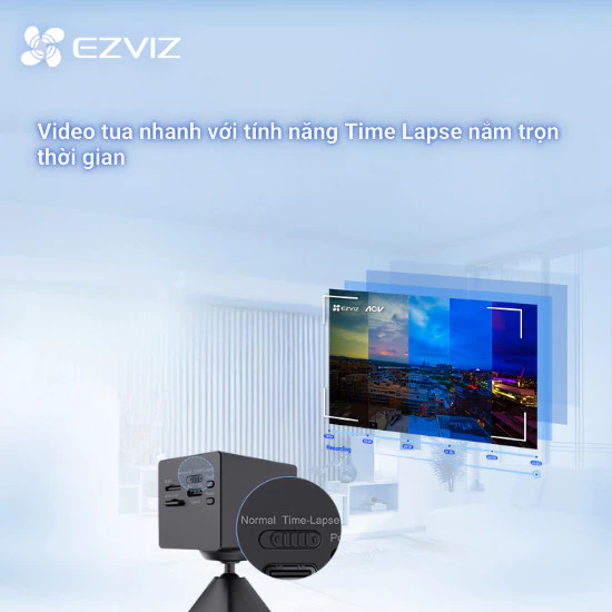 Camera WiFi ngoài trời EZVIZ CB2 (Pin Sạc 2000 mAh) - Ảnh 7