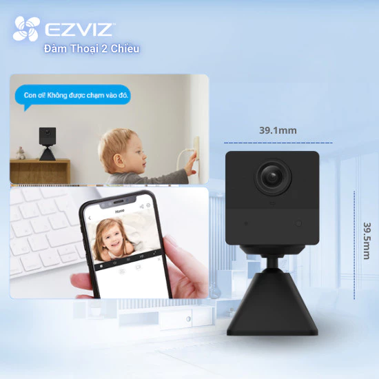 Camera WiFi ngoài trời EZVIZ CB2 (Pin Sạc 2000 mAh) - Ảnh 3