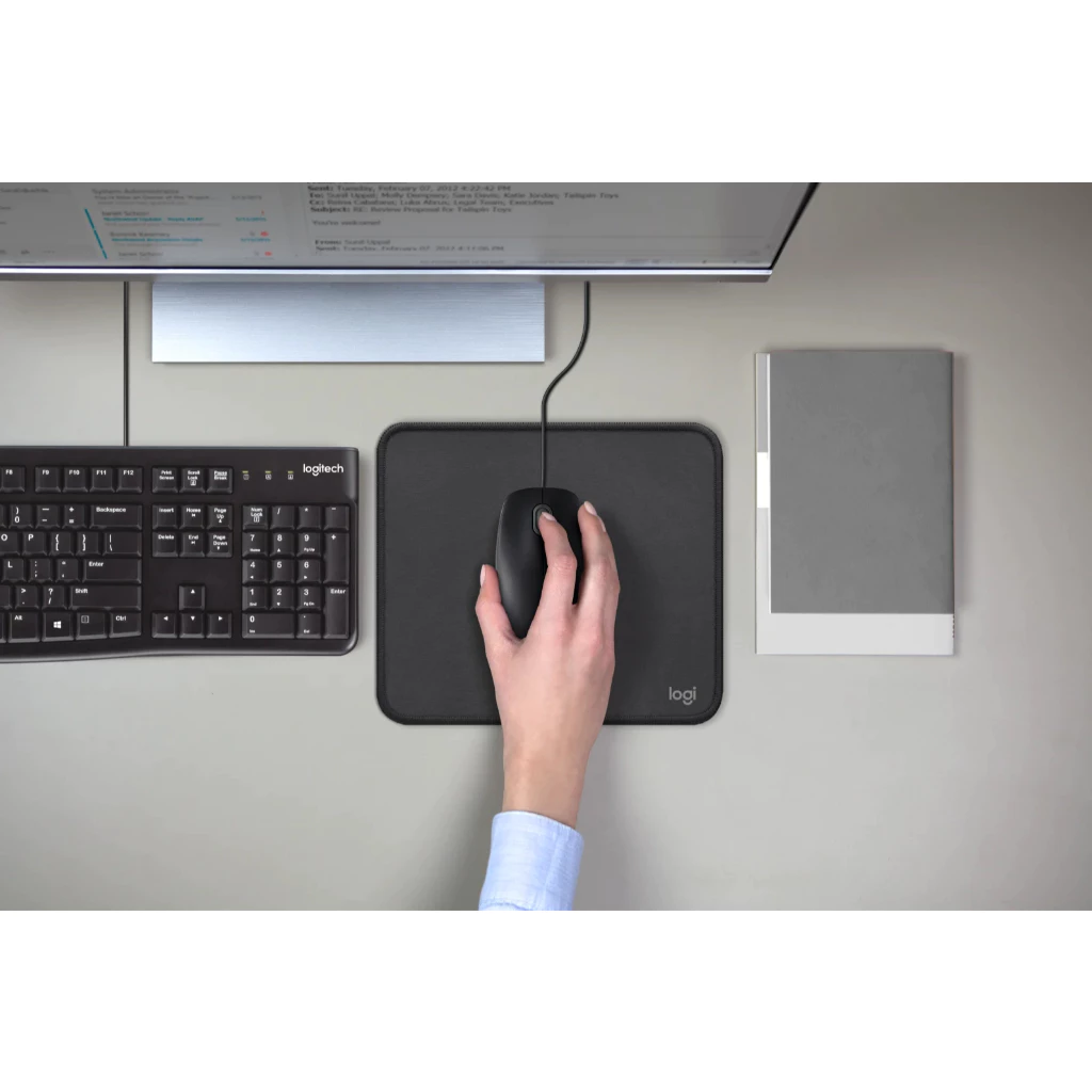 Chuột có dây Logitech B100 - Ảnh 6