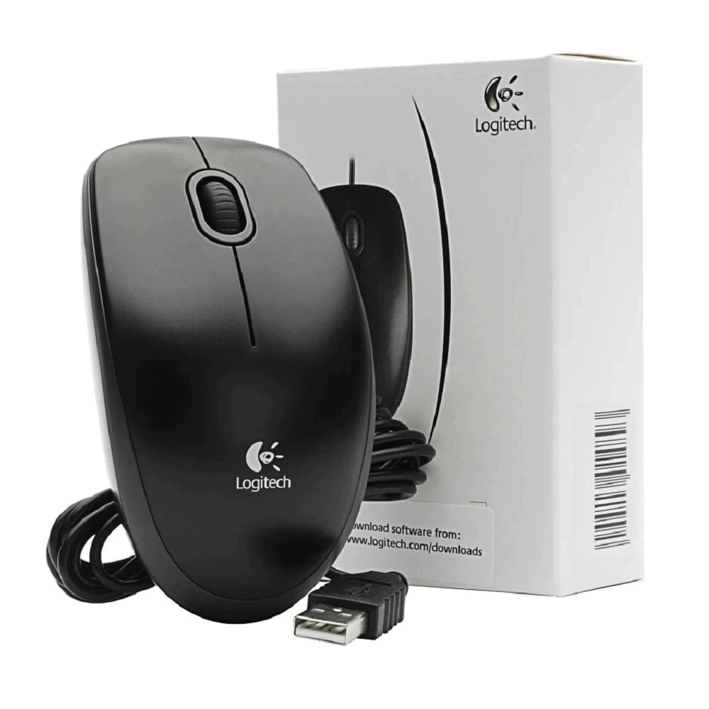 Chuột có dây Logitech B100 - Ảnh 8