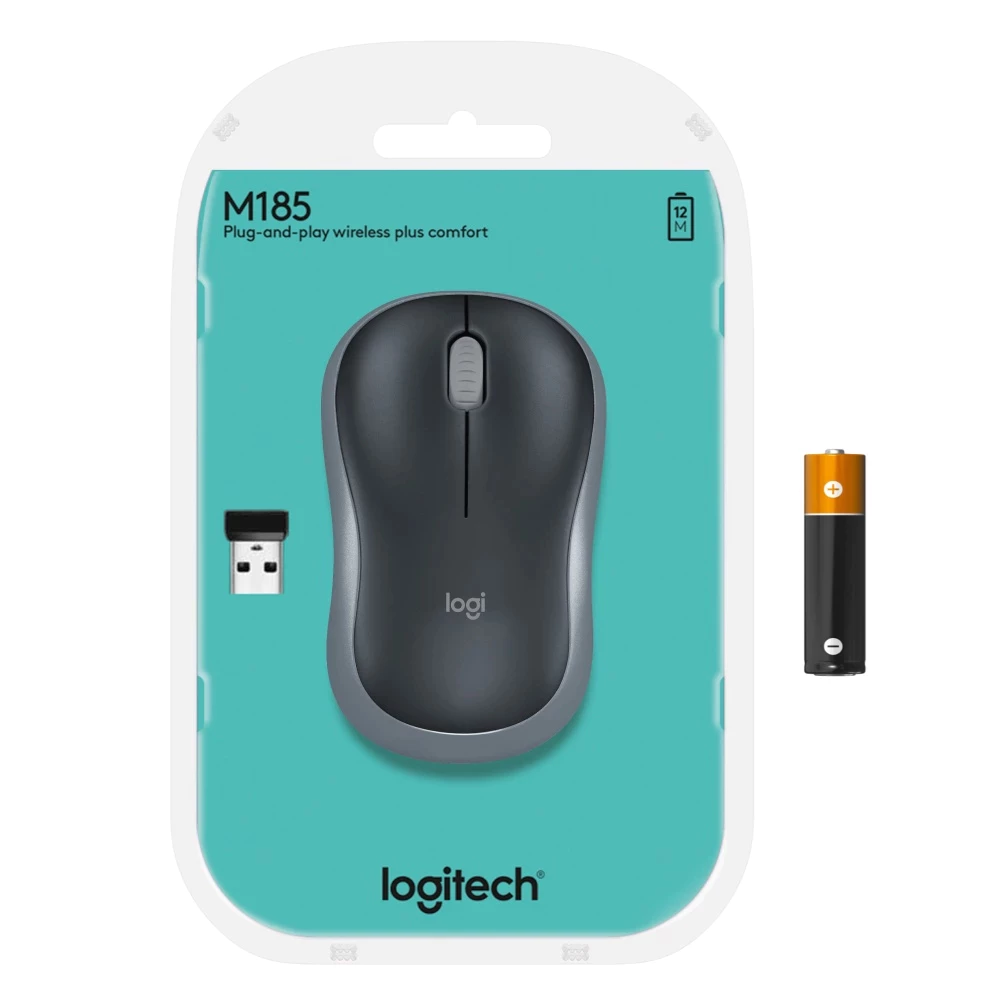 Chuột không dây Logitech M186 - Ảnh 2