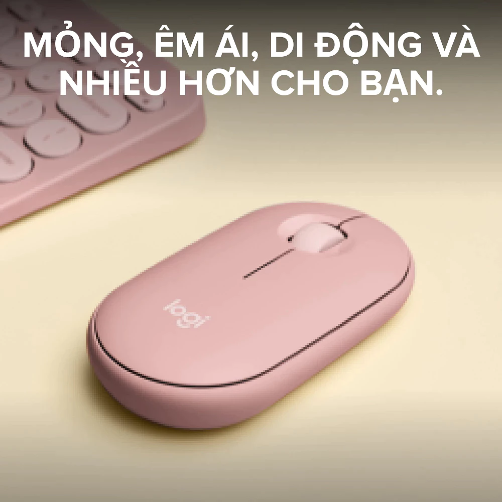 Chuột Không Dây Bluetooth Logitech Pebble M350S - Ảnh 6