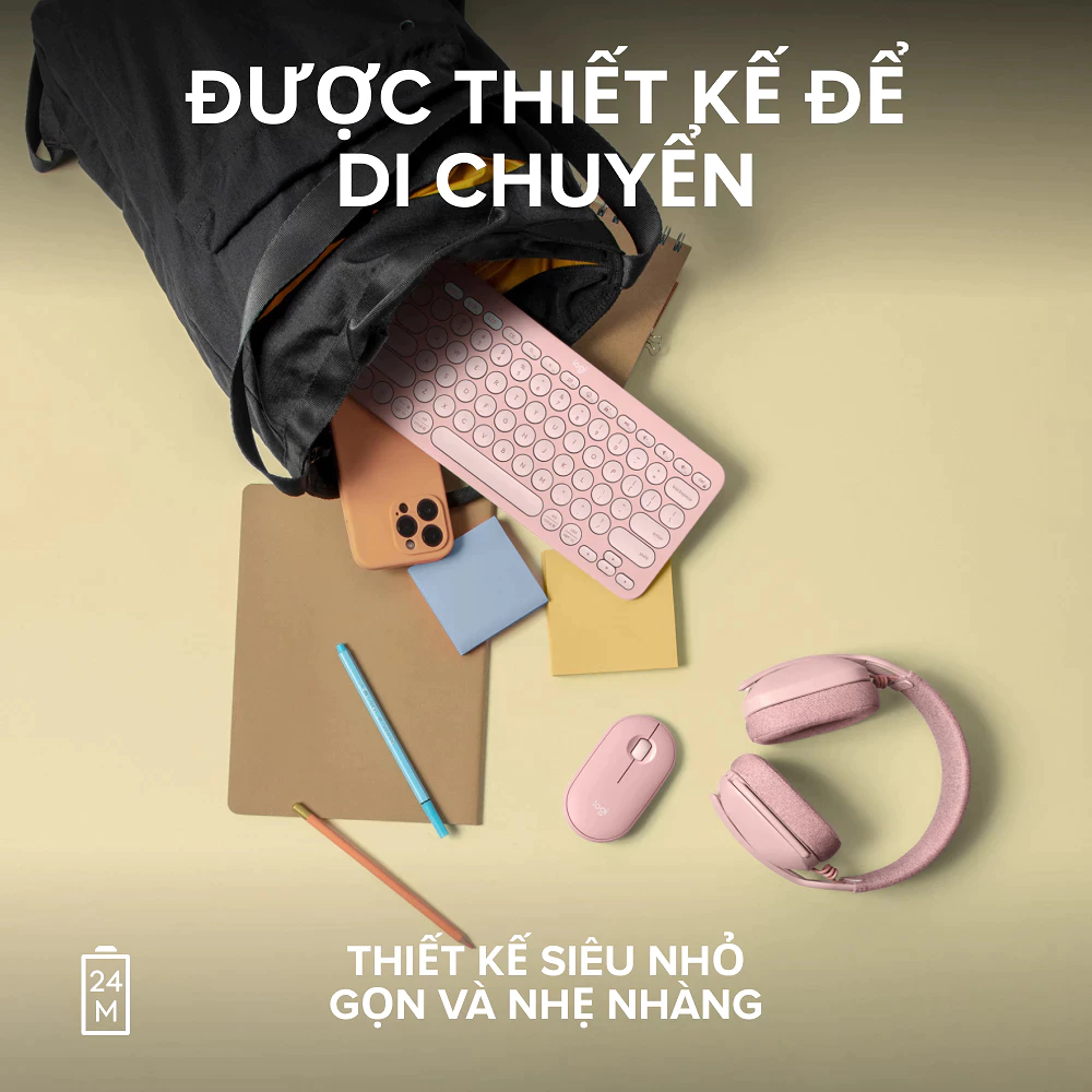 Chuột Không Dây Bluetooth Logitech Pebble M350S - Ảnh 11