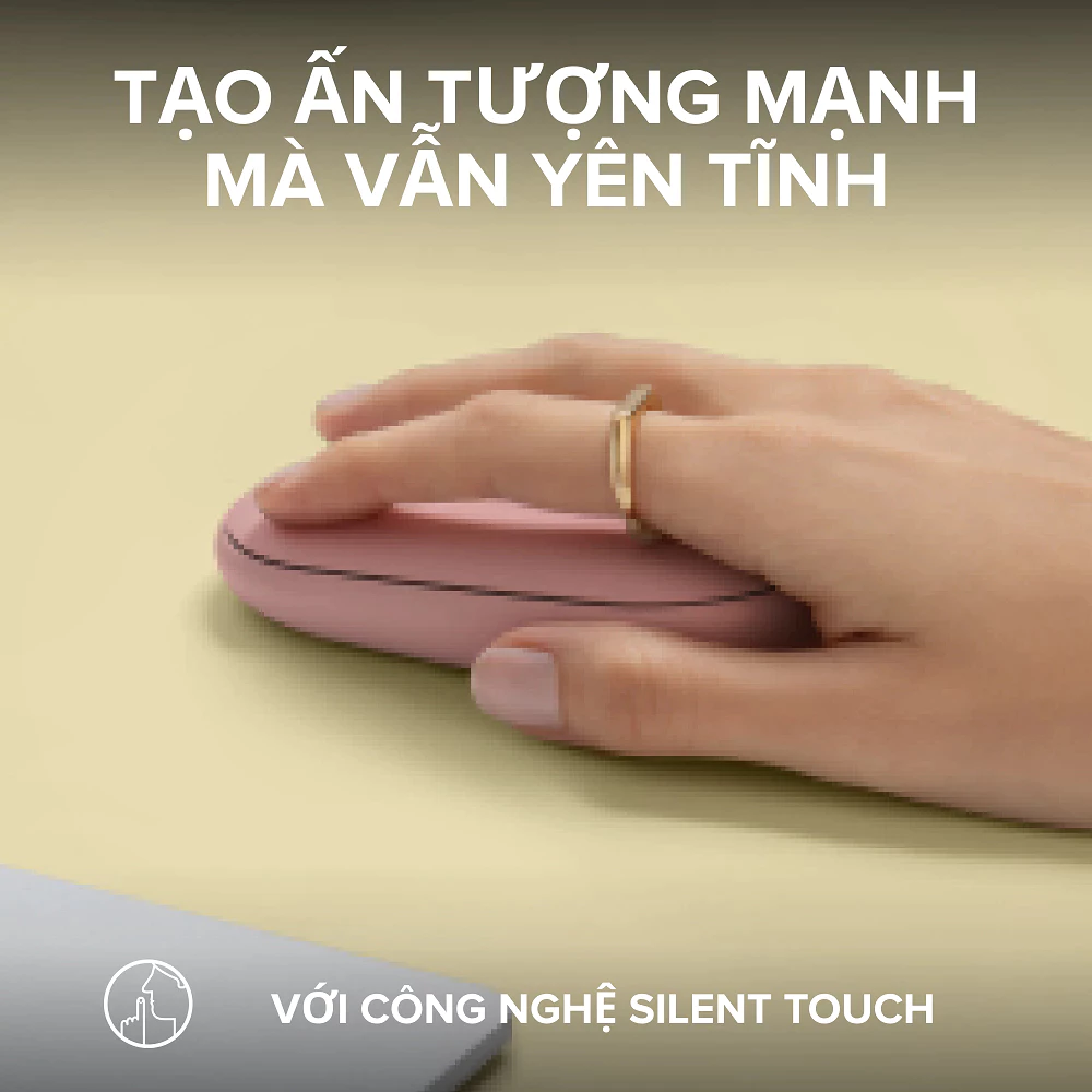 Chuột Không Dây Bluetooth Logitech Pebble M350S - Ảnh 4