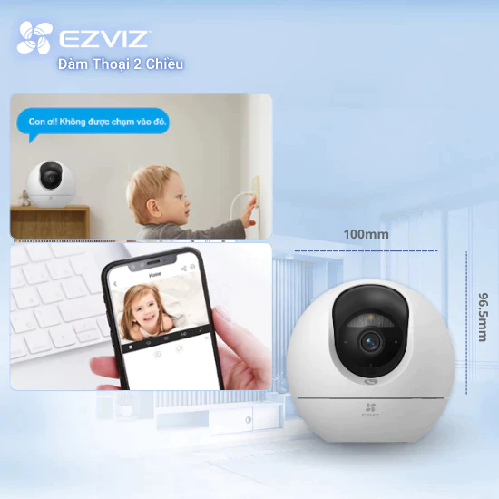 Camera WiFi trong nhà EZVIZ C6C 8MP - Ảnh 8