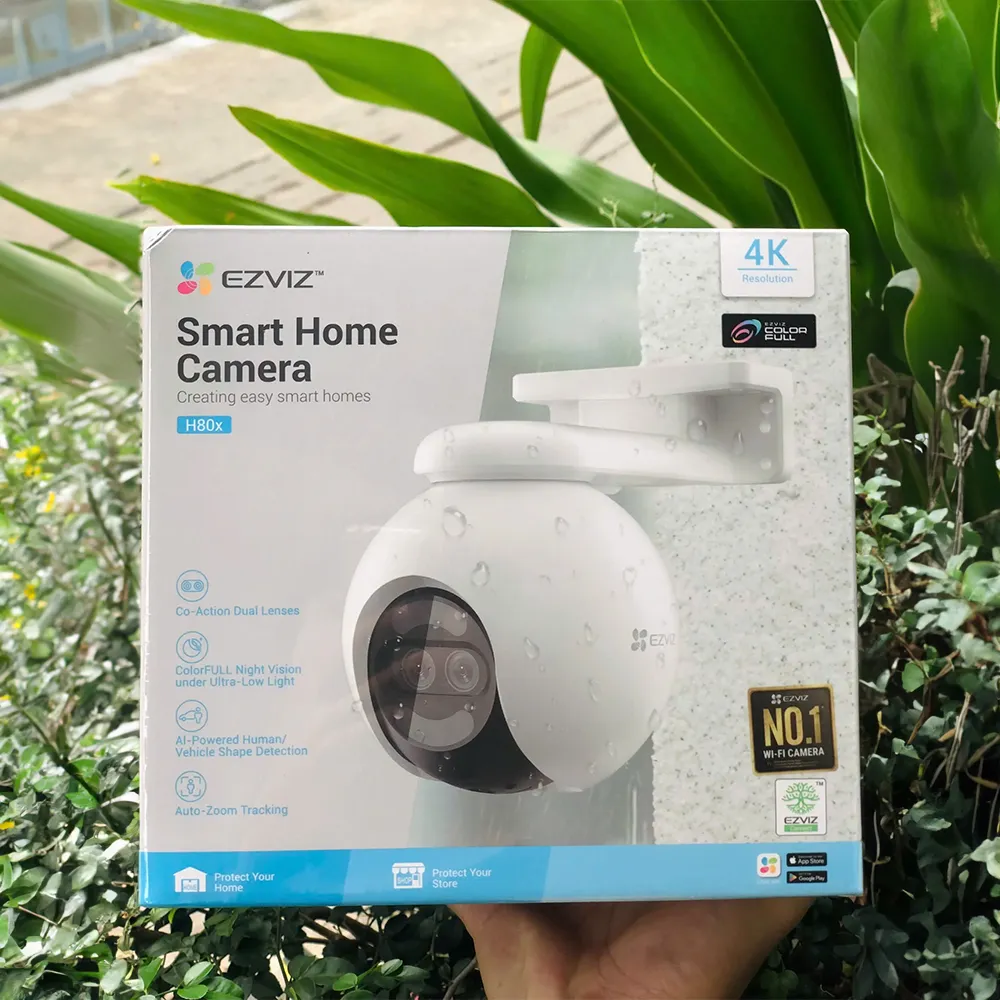 Camera WiFi ngoài trời EZVIZ H80x Dual 8MP (mắt kép) - Ảnh 10