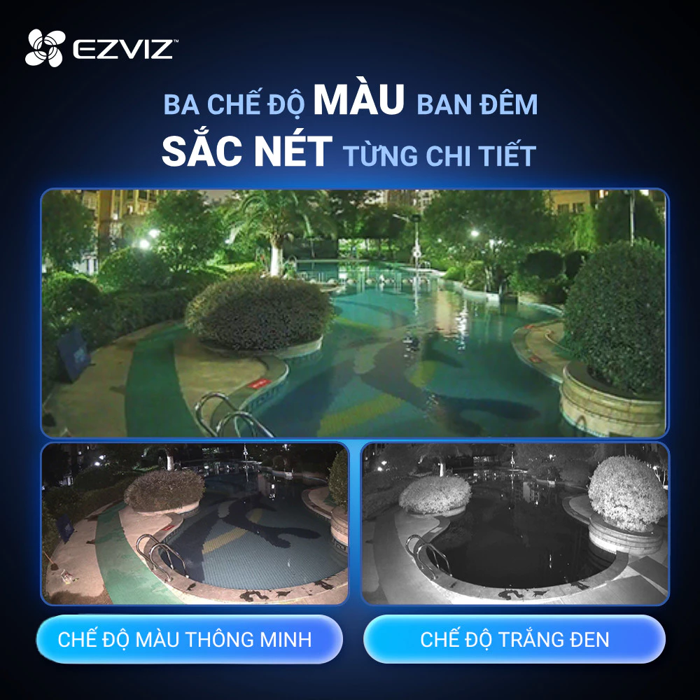 Camera WiFi ngoài trời EZVIZ H9C Dual (5MP + 5MP) - Ảnh 8