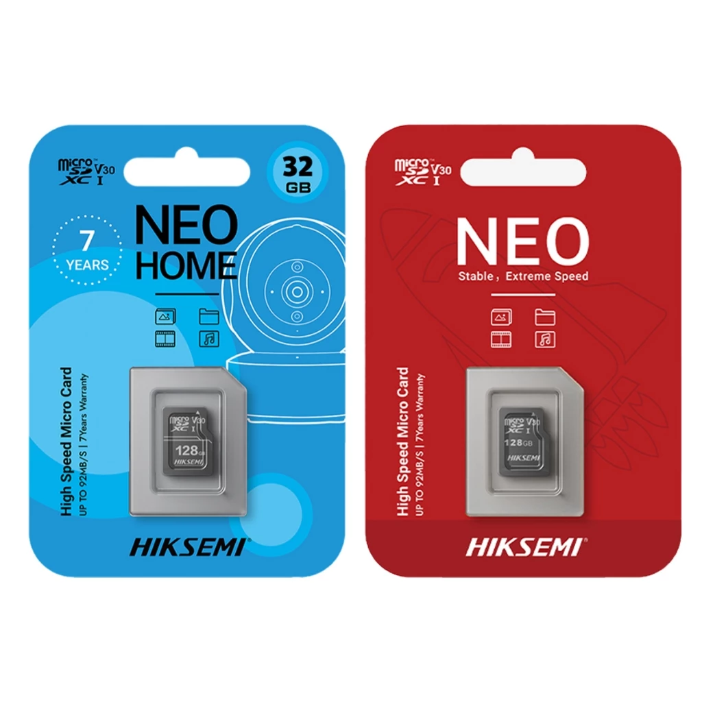 Thẻ nhớ Hiksemi NEO MicroSD 32GB | 64GB | 128GB | Thẻ Camera Hikvision | HS-TF-C1 32GB-Neo 64G-Neo 128G-Neo - Ảnh 2