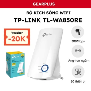 Bộ Kích Wifi TP-Link TL-WA850RE Tốc Độ 300Mbps - Chuẩn N, Xuyên Tường, Dùng Được Nhiều Thiết Bị