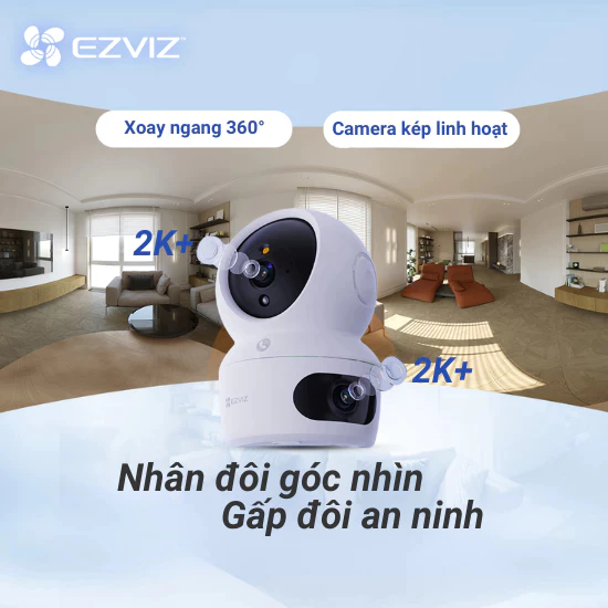 Camera WiFi trong nhà EZVIZ H7C Dual (4MP + 4MP) - Ảnh 2