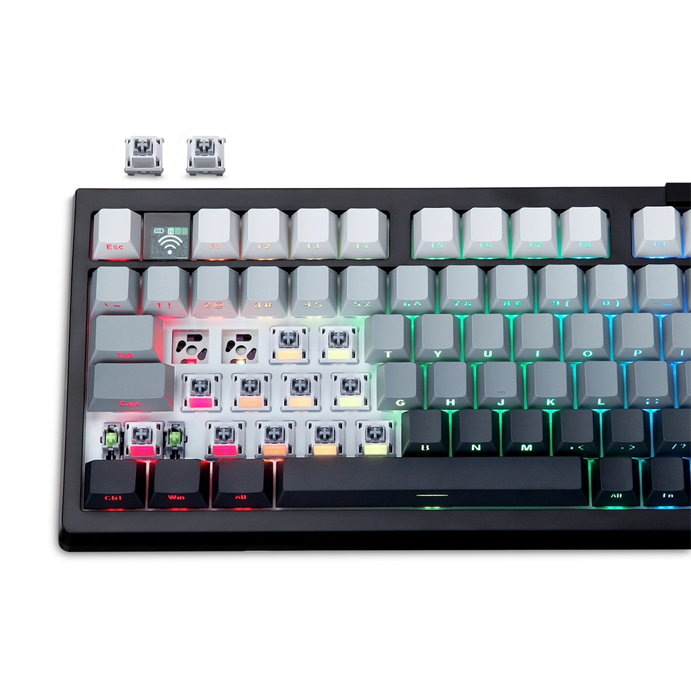 Bàn Phím Cơ Darmoshark TOP98 - Wireless 3 Mode 2.4G/Bluetooth 5.0/USB-C Hot Swap Pin Khủng 4000mAh - Ảnh 6