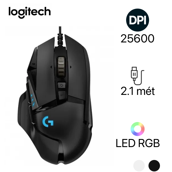 Chuột có dây Gaming Logitech G502 Hero