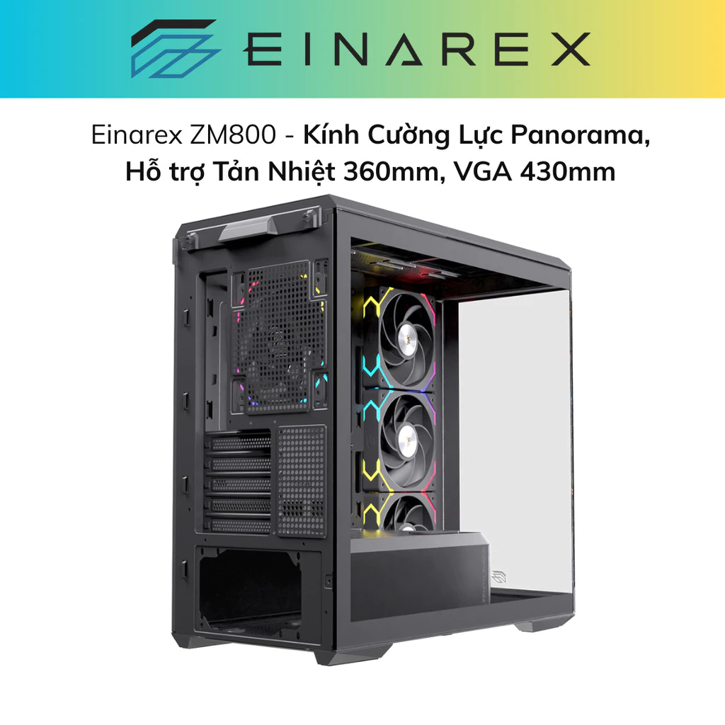 Vỏ case máy tính Einarex ZM800 Core/RGB