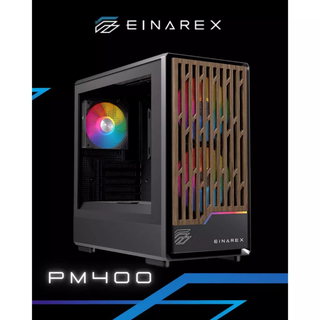 Vỏ case máy tính Einarex Pulse PM400 Core/RGB - Ảnh 2