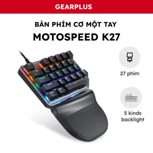 Bàn Phím Cơ Gaming Một Tay Motospeed K27