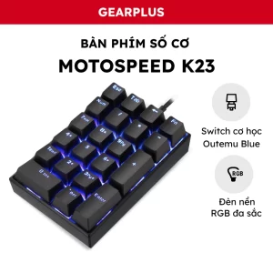 Bàn phím số cơ Motospeed K23 - Outemu Blue Switch