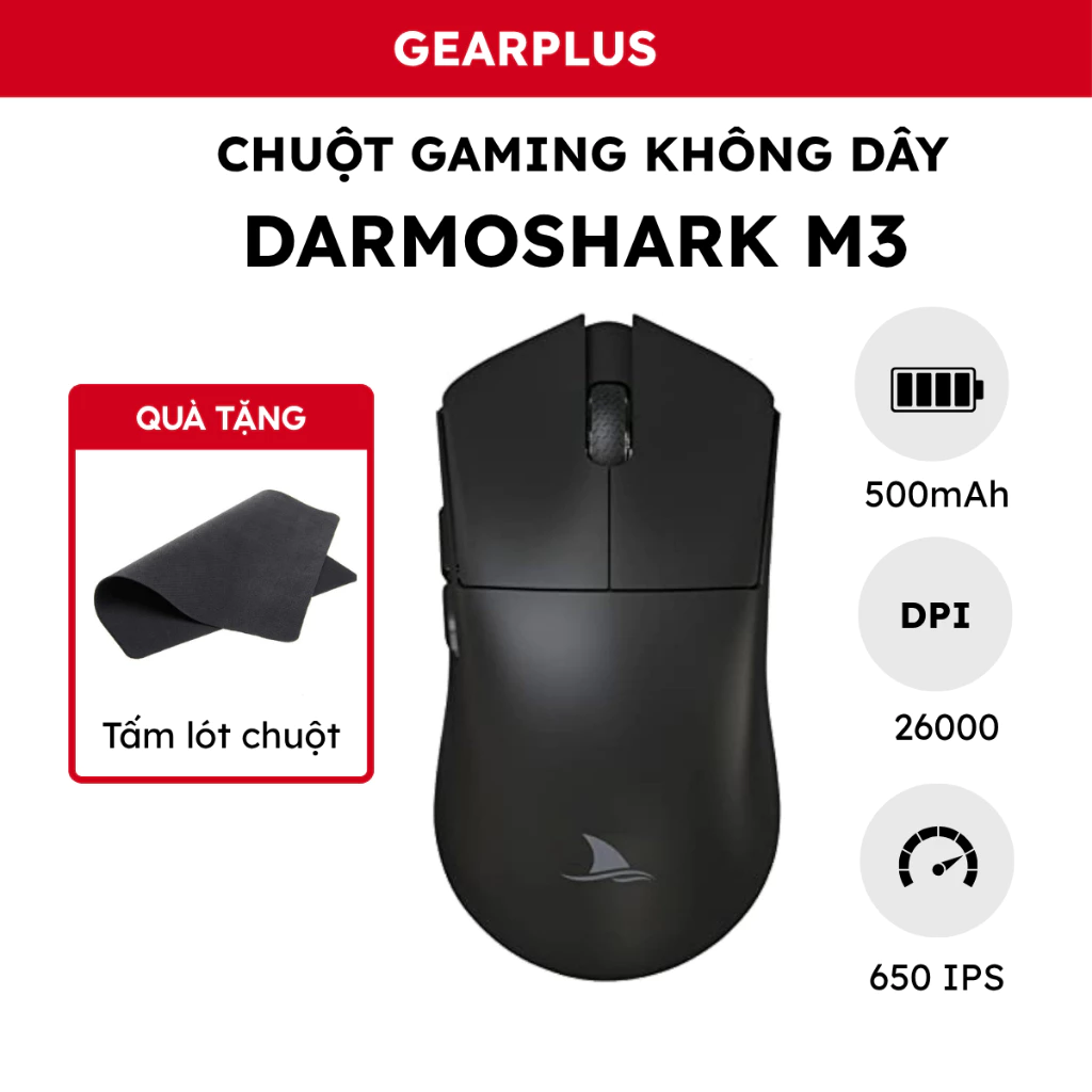 Chuột Gaming không dây Darmoshark M3